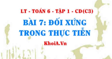 Tính đối xứng trong thế giới tự nhiên, trong nghệ thuật kiến trúc và công nghệ? Toán 6 bài 7 c3cd1